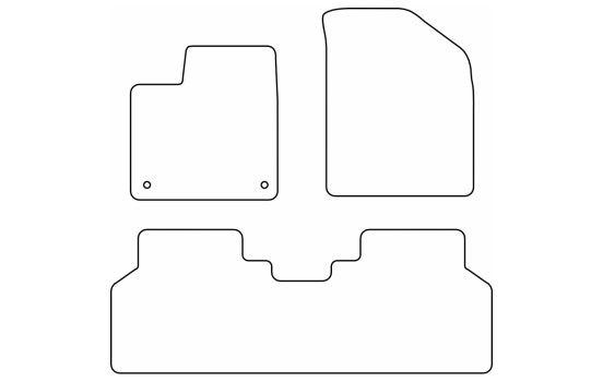 Tapis de sol AutoStyle adaptés à la Kia EV4 2025-, Image 2