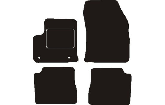 Tapis de sol avant pour Peugeot E-2008 2020-