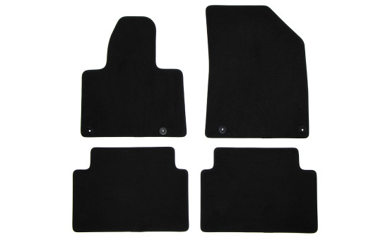 Tapis de sol en velours adaptés à Citroën C5 2008- (lot de 4)