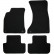 Tapis de sol en velours adaptés à l'Audi A4 2009- (lot de 4)
