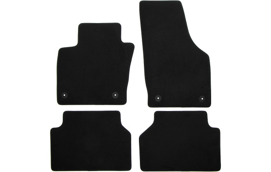 Tapis de sol en velours adaptés à l'Audi Q3 2012- (lot de 4)