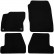 Tapis de sol en velours adaptés à la Ford Focus 2011-2015 (lot de 4)