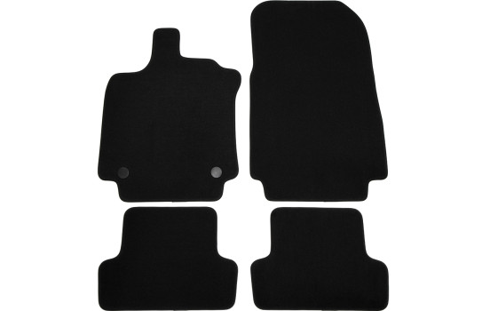 Tapis de sol en velours adaptés à la Renault Clio IV 2012- (lot de 4)
