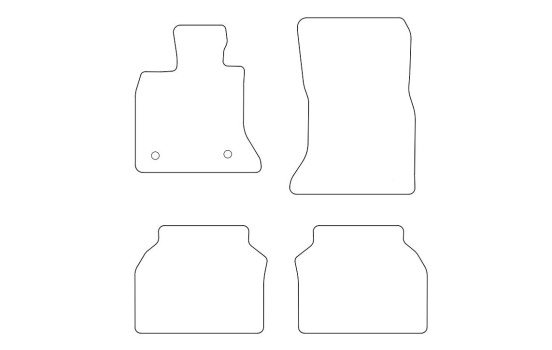 Tapis de sol en velours adaptés aux BMW Série 5 F07 GT 2009-4e génération, Image 2