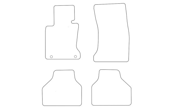 Tapis de sol en velours adaptés aux BMW Série 7 E65 2001-2009 4 portes, Image 2