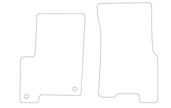 Tapis de sol en velours adaptés aux SsangYong Korando 2002-2010 v, Image 2