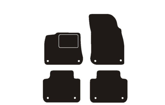 Tapis de sol pour VW Touareg + Touareg E-Hybrid 2018->
