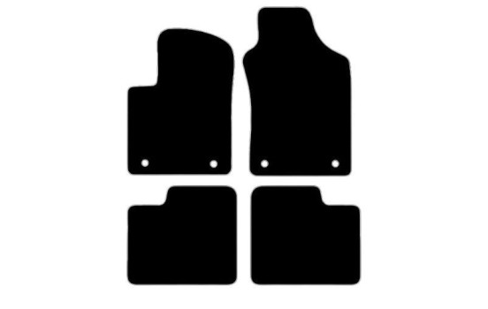 Tapis de voiture adaptés à Fiat 500 (Cabrio) 15-
