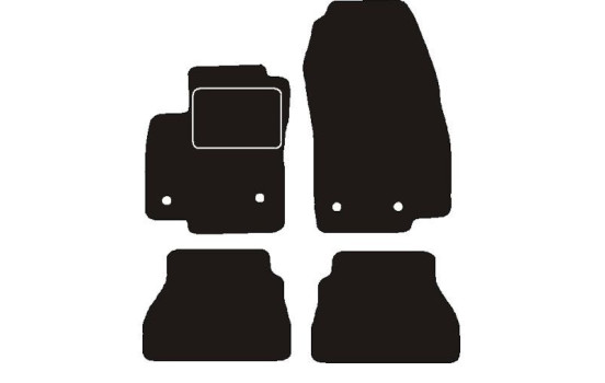 Tapis de voiture adaptés à Ford B-Max Facelift 2015 -