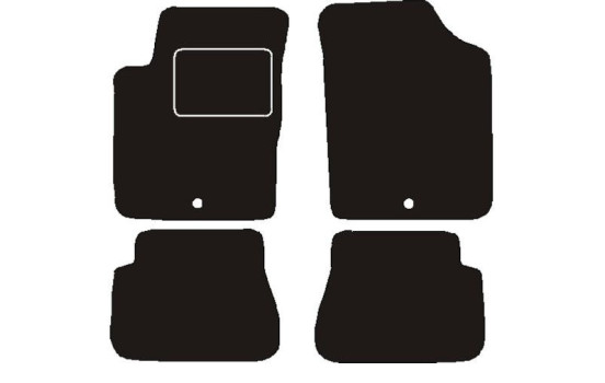 Tapis de voiture adaptés à Kia Picanto 2008 - 2011