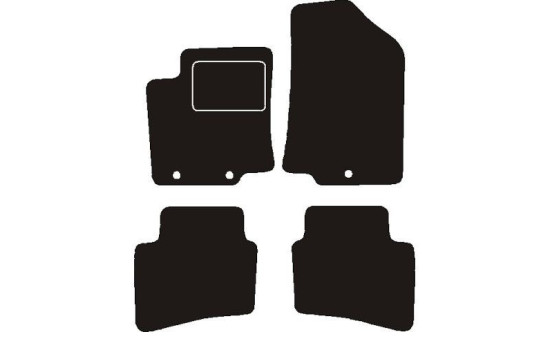 Tapis de voiture adaptés à Kia Rio 2015-2017