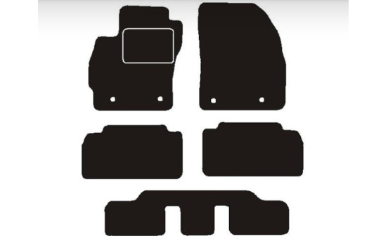 Tapis de voiture adaptés à Mazda 5 7 personnes 2010 ->