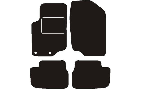 Tapis de voiture adaptés à Peugeot 207 Station 2007-