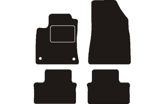 Tapis de voiture adaptés à Renault Clio 2019-