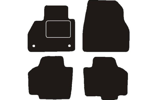 Tapis de voiture adaptés à Renault Kangoo Family 2009-