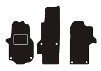Tapis de voiture adaptés au siège Volkswagen Crafter II version 2017-