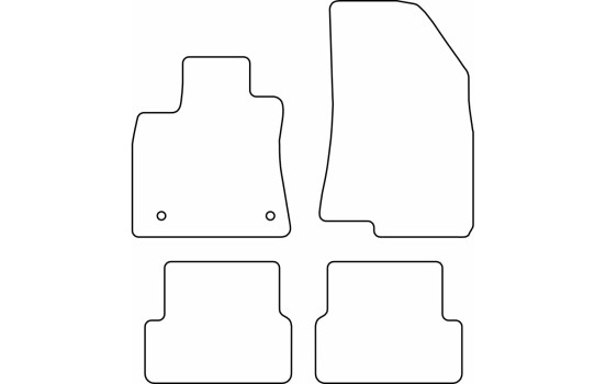 Tapis de voiture adaptés pour Dacia Sandero III 2020-, Image 2