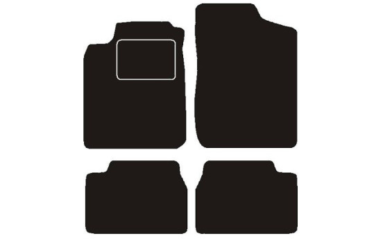 Tapis de voiture adaptés pour Daihatsu Move 2000 -