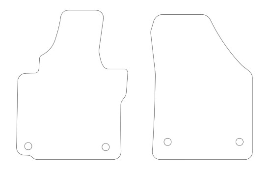 Tapis de voiture adaptés pour VW Caddy 2004-2020, Image 2