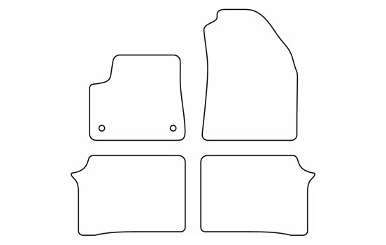 Tapis de voiture AutoStyle adaptés à Opel Frontera EV 2024-, Image 2