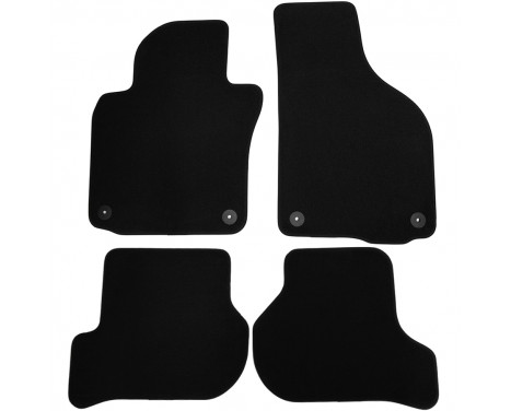 Tapis de voiture en velours adaptés pour VW Golf V / Jetta 2003-2007 4