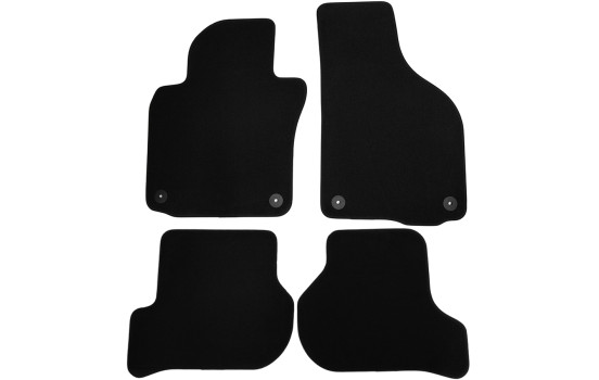 Tapis de voiture en velours adaptés pour VW Golf V / Jetta 2003-2007 4