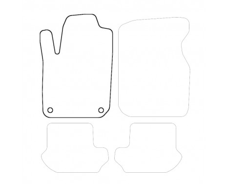 Tapis de voiture Gauche Avant Ford Ka 1998-2008 4 pièces, Image 3