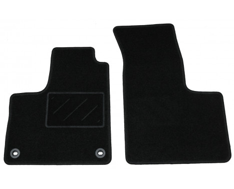 Tapis de voiture pour Fiat Doblo Cargo 2001-2009 ensemble avant 2 pièces