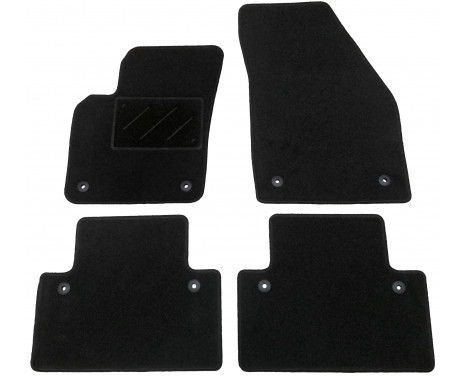 Tapis de voiture pour Volvo S40 / V50 2004-2011 4 pièces