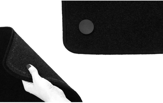 Tapis de voiture sur mesure pour Renault Twingo II 2007-2014 4 pièces, Image 4