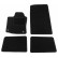 Tapis de voiture sur mesure pour Renault Twingo II 2007-2014 4 pièces