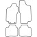 Tapis de voiture Velour adaptable pour Lancia Delta 1996-2008, Vignette 6