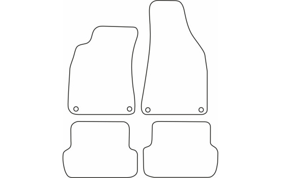 Tapis de voiture Velour adapté pour Audi A4 2004-200, Image 6
