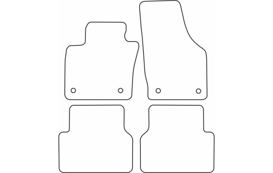 Tapis de voiture Velour adapté pour Audi Q3 2012-, Image 6