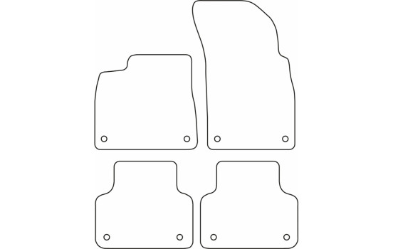 Tapis de voiture Velour adapté pour Audi Q7 2015-, Image 6