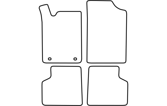 Tapis de voiture Velour adapté pour Citroen Xantia 1997-2004, Image 6