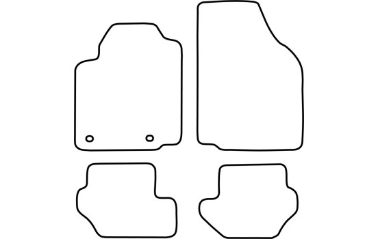 Tapis de voiture Velour adapté pour Ford Fiesta 1995-2002, Image 6