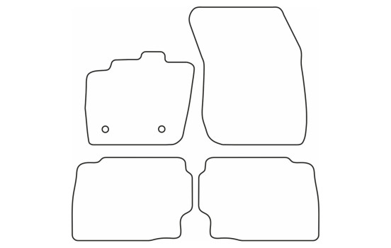 Tapis de voiture Velour adapté pour Ford Mondeo V 2015-, Image 6