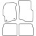 Tapis de voiture Velour adapté pour Honda Civic berline 1996-2001, Vignette 6