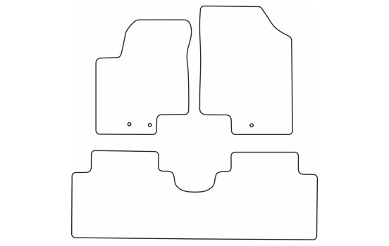Tapis de voiture Velour adapté pour Hyundai ix20 2011-, Image 6