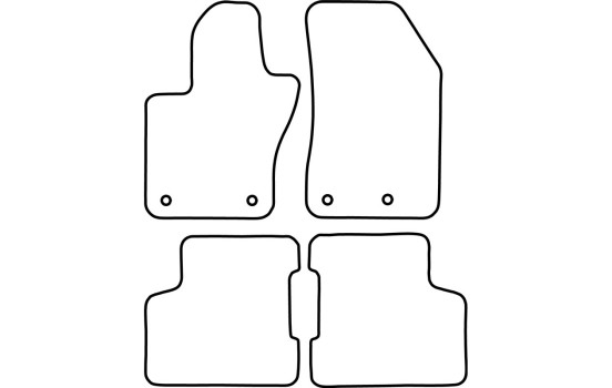 Tapis de voiture Velour adapté pour Jeep Renegade 2014-, Image 6