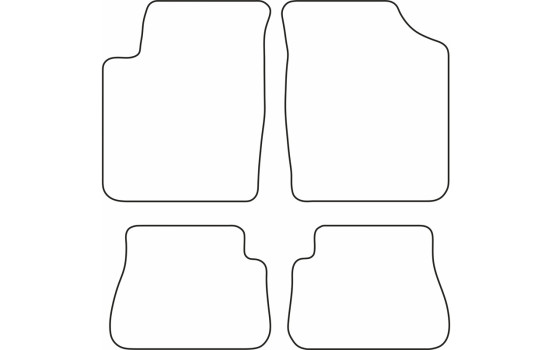 Tapis de voiture Velour adapté pour Kia Picanto 2004-2008, Image 6