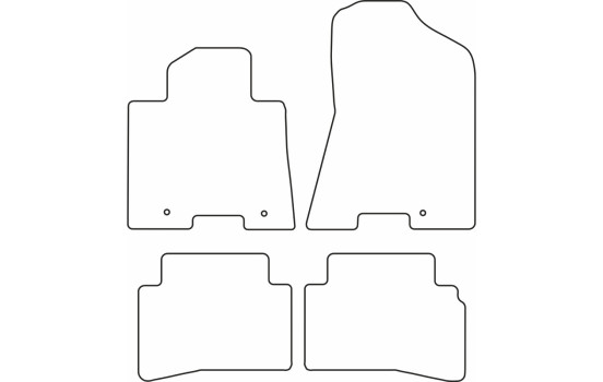 Tapis de voiture Velour adapté pour Kia Sportage 2016-, Image 6