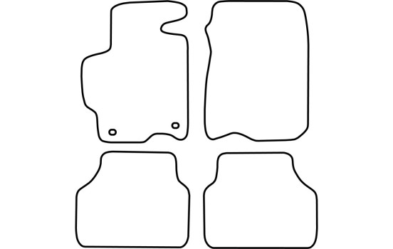 Tapis de voiture Velour adapté pour Mazda Premacy 1999-2005, Image 6