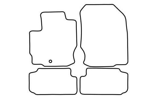 Tapis de voiture Velour adapté pour Mitsubishi Colt cabriolet 2006-2009, Image 6