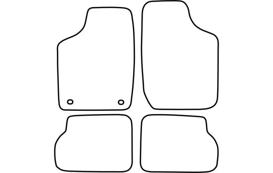 Tapis de voiture Velour adapté pour Opel Corsa A 1982-1993, Image 6