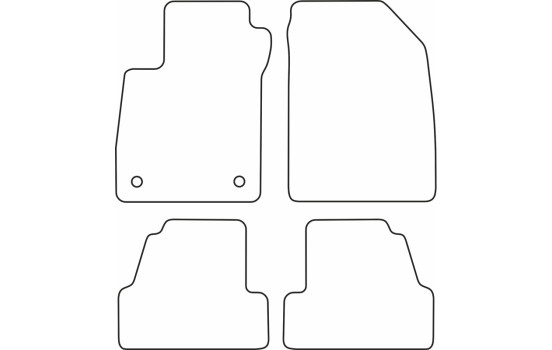 Tapis de voiture Velour adapté pour Opel Mokka 2012-, Image 6