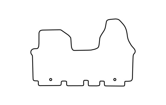 Tapis de voiture Velour adapté pour Opel Vivaro 2001-2014 (seulement pour), Image 6