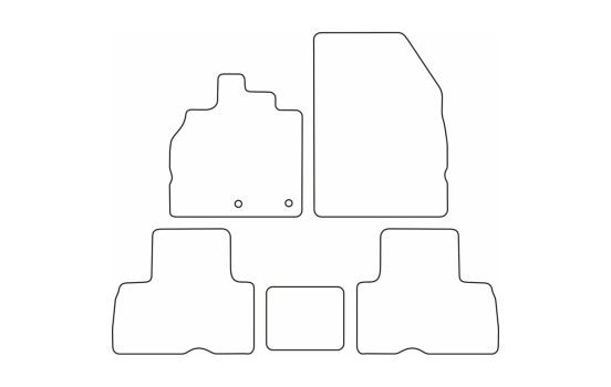 Tapis de voiture Velour adapté pour Renault Scenic 2009-2015, Image 6