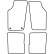 Tapis de voiture Velour adapté pour Saab 900 1978-1993, Vignette 6